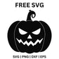Evil Pumpkin Face SVG Free for Cricut & Silhouette-8SVG