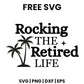 Rocking The Retired Life SVG Free – Beach Palm Cut File-8SVG