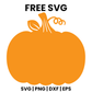 Smooth Pumpkin SVG Free – Plain Silhouette Cut File-8SVG