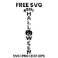 Happy Halloween Pumpkin SVG Free – Vertical Halloween Porch Sign
