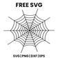 Classic Spiderweb SVG Free – Round Geometric Web Cut File-8SVG
