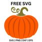 Orange Pumpkin SVG Free for Cricut & Silhouette-8SVG