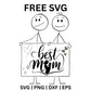 Best Mom Stick Figures SVG Free - Doodle Best Mom Sign Design