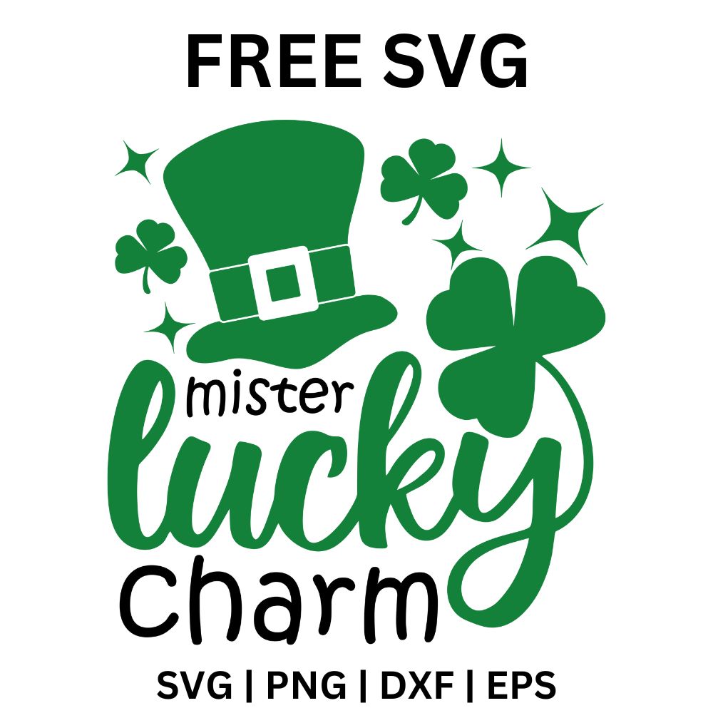 Free Mister Lucky St. Patrick's Day SVG-8SVG