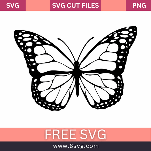Butterfly Svg Free Cut File For Cricut- 8SVG