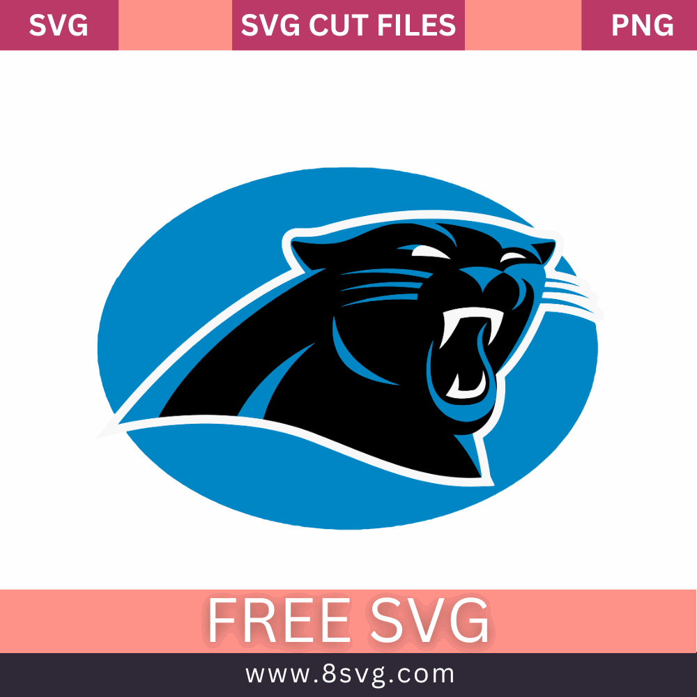Carolina Panthers NFL SVG Free And Png Download- 8SVG