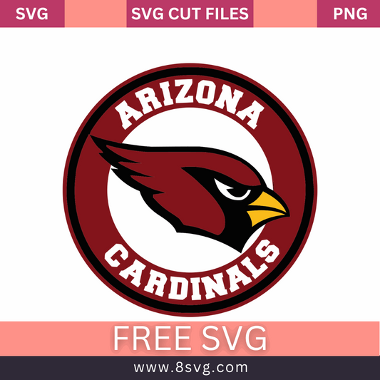 Arizona Cardinals NFL SVG Free And Png Download- 8SVG