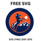 Broncos Vintage Logo SVG Free | Retro Football Design for Cricut & Silhouette-8SVG