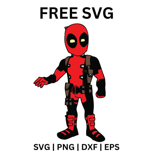 Lego Deadpool SVG Free | Fun Building Block Style for Cricut & Silhouette