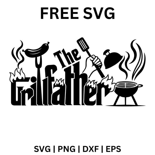 The Grillfather SVG Free | BBQ Dad Design for Cricut & Silhouette