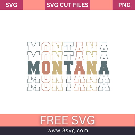 Montana stack retro vintage SVGFree And Png Download-8SVG