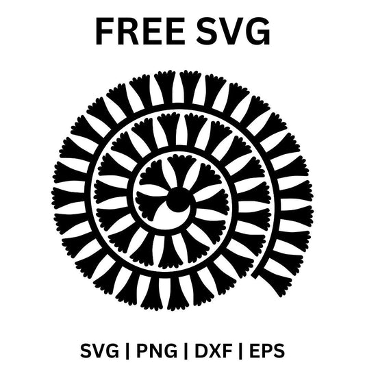 Charming Floral Paper Blossom Template SVG Free for Cricut & Silhouette-8SVG