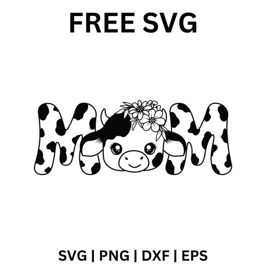 Cow Mom SVG Free File for Cricut & Silhouette-8SVG