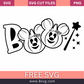 Boo Mickey Mouse Svg Cut File For Cricut- 8SVG