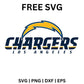 Chargers Los Angeles Wordmark SVG Free | Stylish Text Logo for Cricut & Silhouette