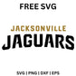 Jacksonville Jaguars Text Logo SVG Free | Minimalist Sports Design for Cricut & Silhouette-8SVG