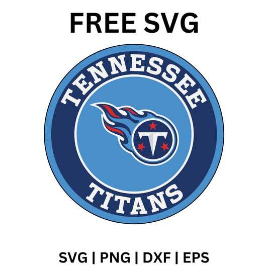 Tennessee Titans SVG Free | Classic Round Badge Logo for Cricut & Silhouette