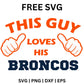 This Guy Loves His Broncos SVG Free | Funny Football Fan Design for Cricut & Silhouette-8SVG