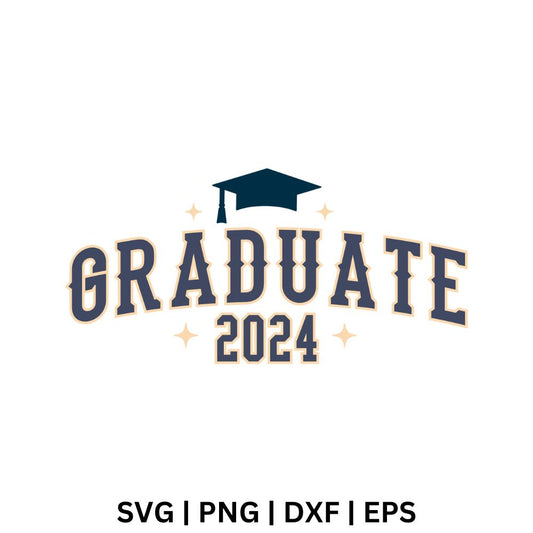 Graduate 2024 SVG - Free File for Cricut & Silhouette-8SVG
