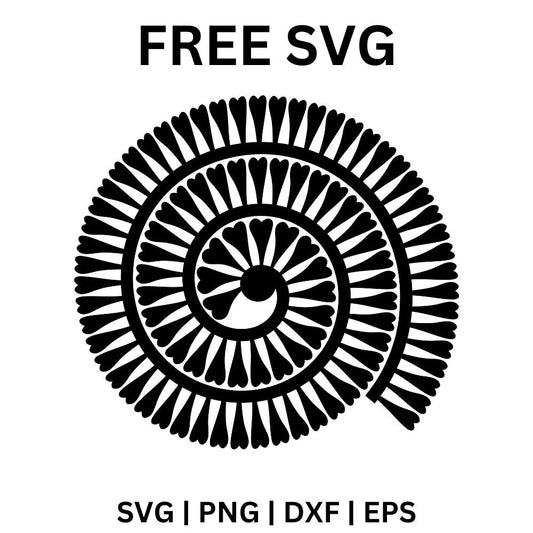 Whimsical Petal Arrangement SVG Free for Cricut & Silhouette-8SVG