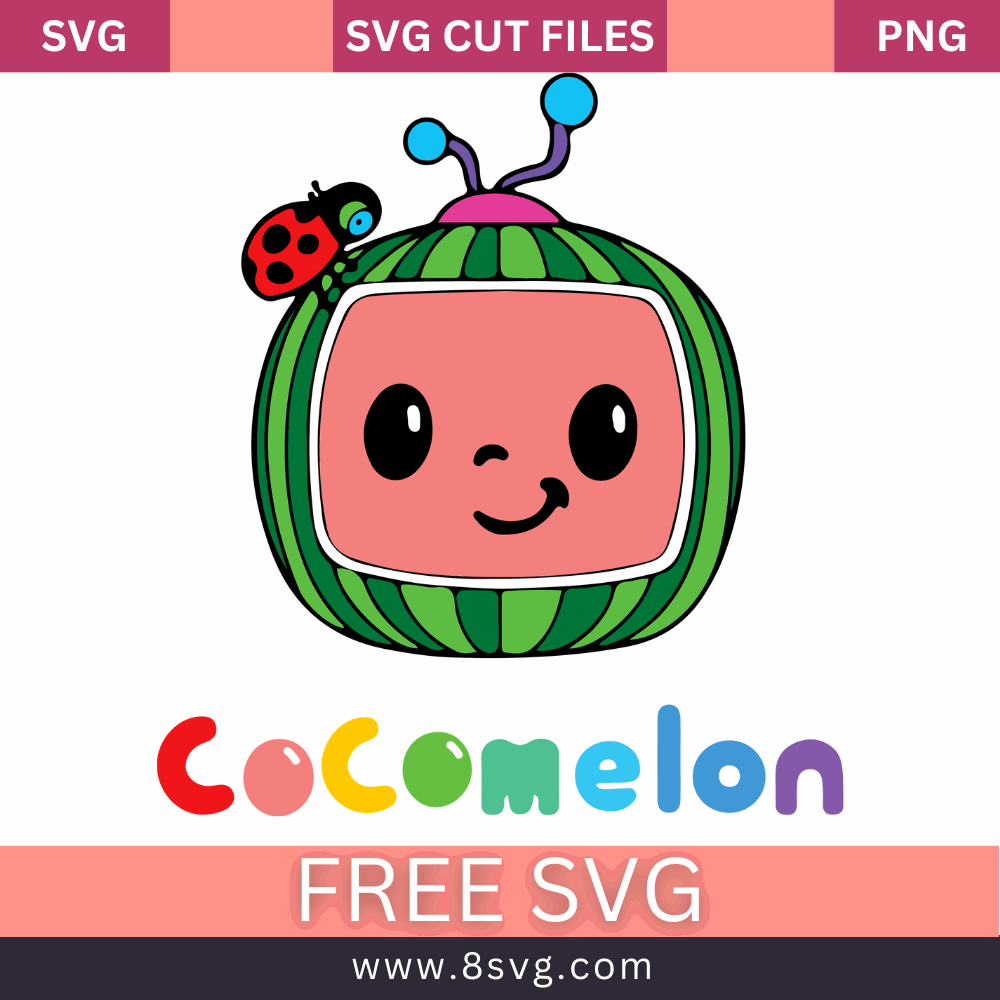 Cocomelon Svg Free Download Cut File for Cricut or Silhouette – RNOSA