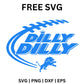 Detroit Lions Dilly Dilly SVG Free | Fun Slogan Football Design for Cricut & Silhouette-8SVG