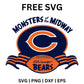 Monsters of the Midway SVG Free | Chicago Bears Football Emblem Cut File for Cricut & Silhouette-8SVG