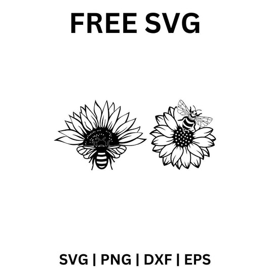 Sunflower SVG Free | Hand-Drawn Floral Outline for Cricut & Silhouette