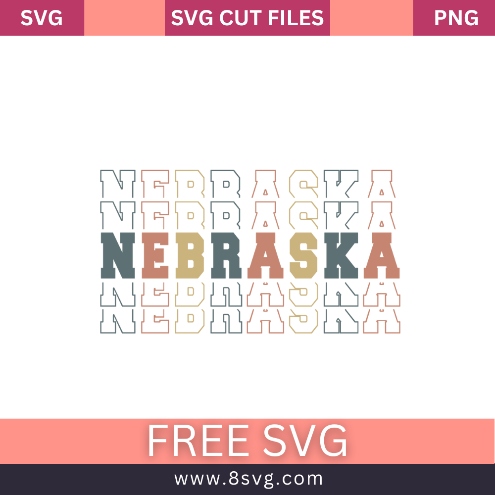 Nebraska Stack Retro Vintage Svgfree And Png Download – Rnosa Ltd 