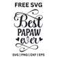 Best Papaw Ever SVG | Free Download Cut File for Cricut & Silhouette-8SVG