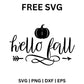 Hello Fall Farmhouse SVG Free Cut File for Silhouette & Cricut-8SVG
