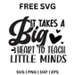 It Takes a Big Heart to Teach Little Minds SVG Free Cut File for Cricut & Silhouette-8SVG