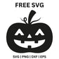 Pumpkin Ghost Silhouette SVG Free Cut File for Cricut & Silhouette-8SVG