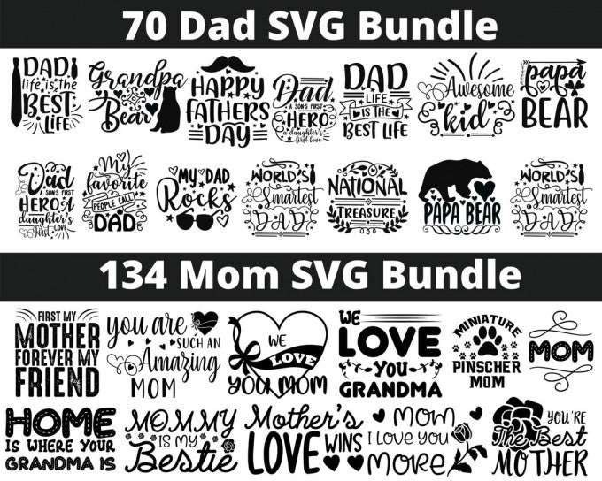 999,999+ SVG bundle Silhouette Files for Cricut Cut- 8SVG