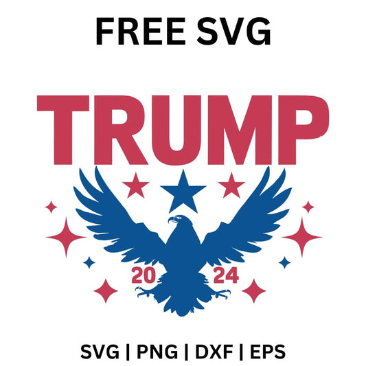 Falcon Trump - SVG Free File for Cricut-8SVG