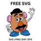 Mr. Potato Head SVG Free | Classic Toy Face Parts Design for Cricut & Silhouette