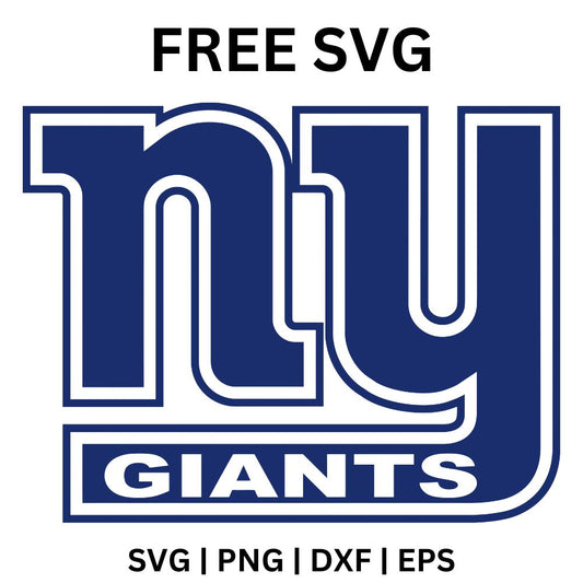 NY Giants Wordmark SVG Free | Classic Football Team Logo for Cricut & Silhouette