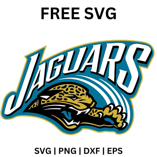 Vintage Jaguars Logo SVG Free | Classic Football Team Emblem for Cricut & Silhouette-8SVG