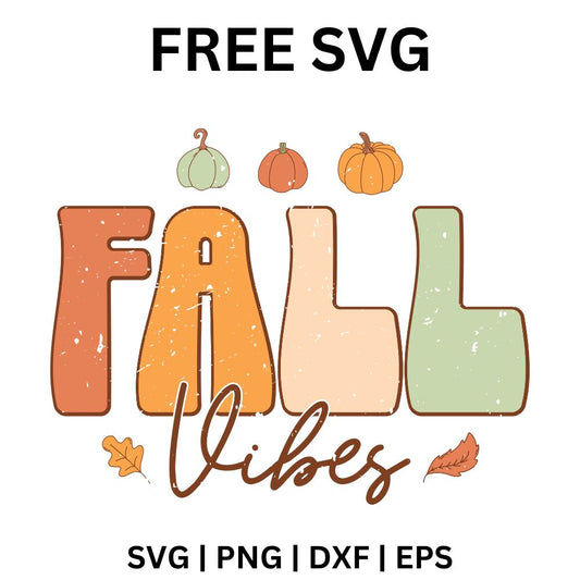 Retro Fall Vibes SVG Free Cut File for Fall DIY Crafts-8SVG