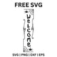 Welcome SVG Free | Porch Sign Cut File for Cricut & Silhouette-8SVG