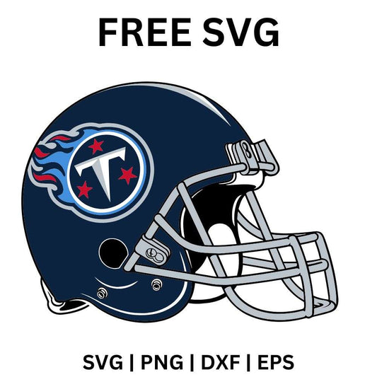 Tennessee Titans SVG Free | Navy Helmet with Logo Design for Cricut & Silhouette