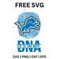 Detroit Lions DNA SVG Free | It’s in My DNA Football Fan Design for Cricut & Silhouette-8SVG