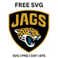 JAGS Shield Logo SVG Free | Bold Jaguar Crest Design for Cricut & Silhouette-8SVG