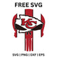Kansas City Chiefs SVG Free | Cross and Arrowhead Emblem for Cricut & Silhouette