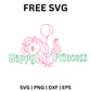 Princess Unicorn SVG Free | Happy Magical Pony Design for Cricut & Silhouette-8SVG