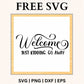 Welcome SVG Free | Funny Just Kidding Go Away Quote for Cricut & Silhouette-8SVG