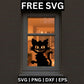 Evil Cat Halloween SVG Free for Cricut & Silhouette | Window Cling Decoration-8SVG