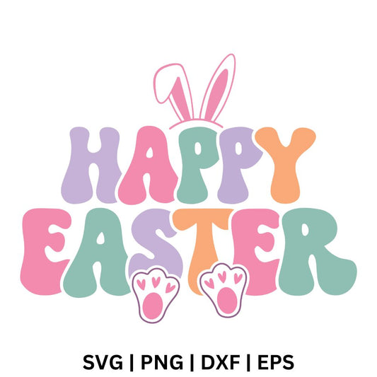 Happy Easter SVG Free File for Cricut & Silhouette-8SVG