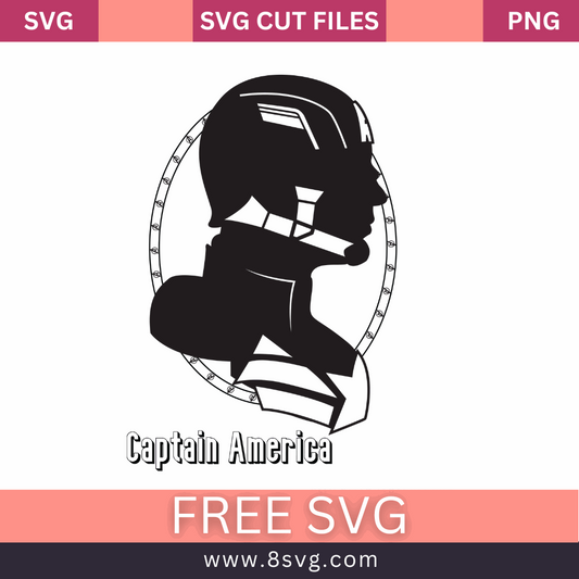 CAPTAIN AMERICA SVG Free Cut File for Cricut- 8SVG