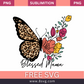 Butterfly Blessed Mama Mother's Day Free Cut File- 8SVG